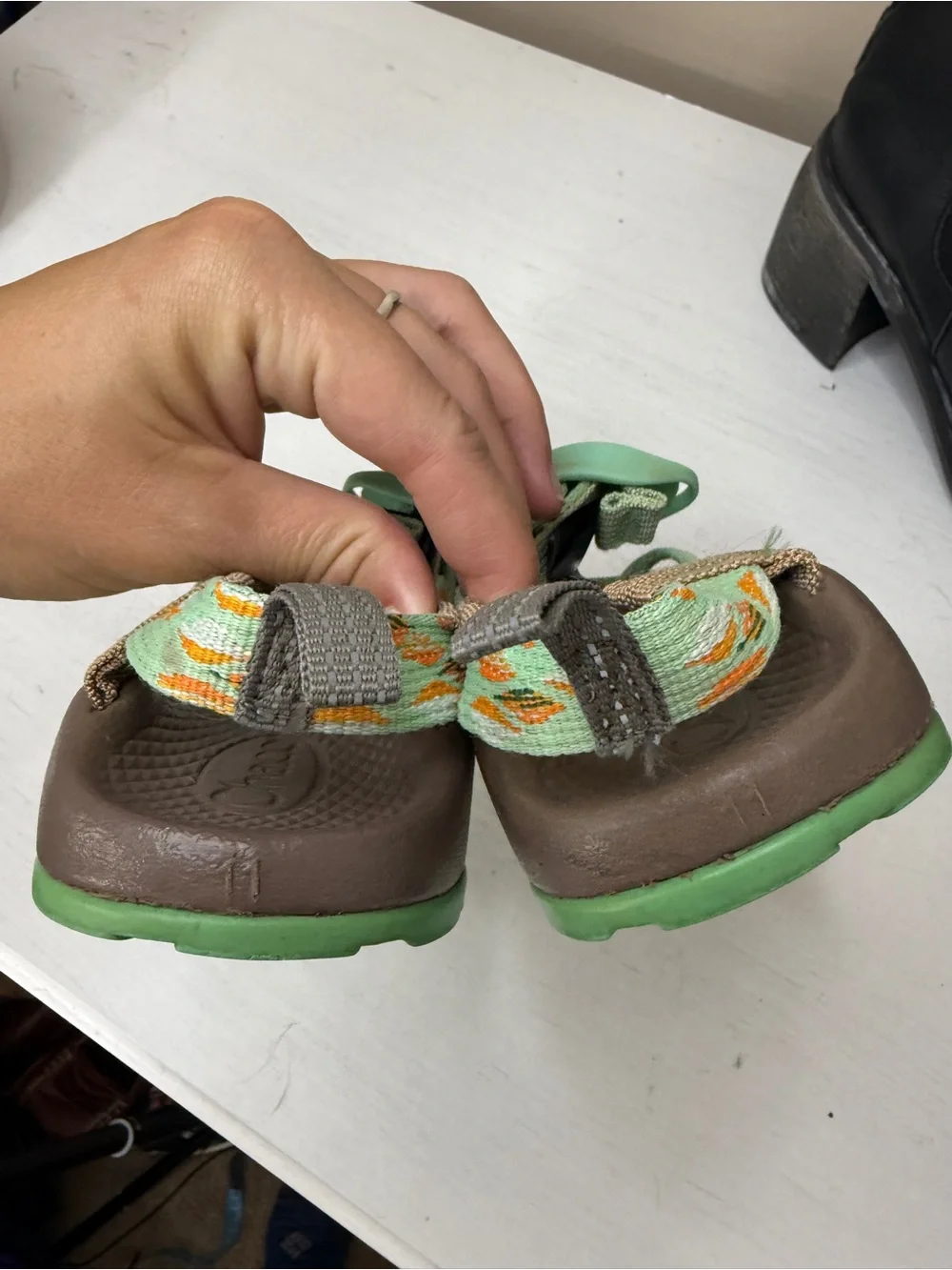 Chaco ZX1 Kids Sport Sandals Turquoise Size 11